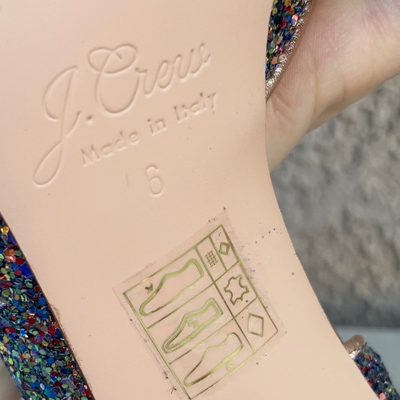 J.CREW Pink Multicolor Ombré Holographic Glitter Colette D’Orsay Pumps Heels 6 - Picture 15 of 16